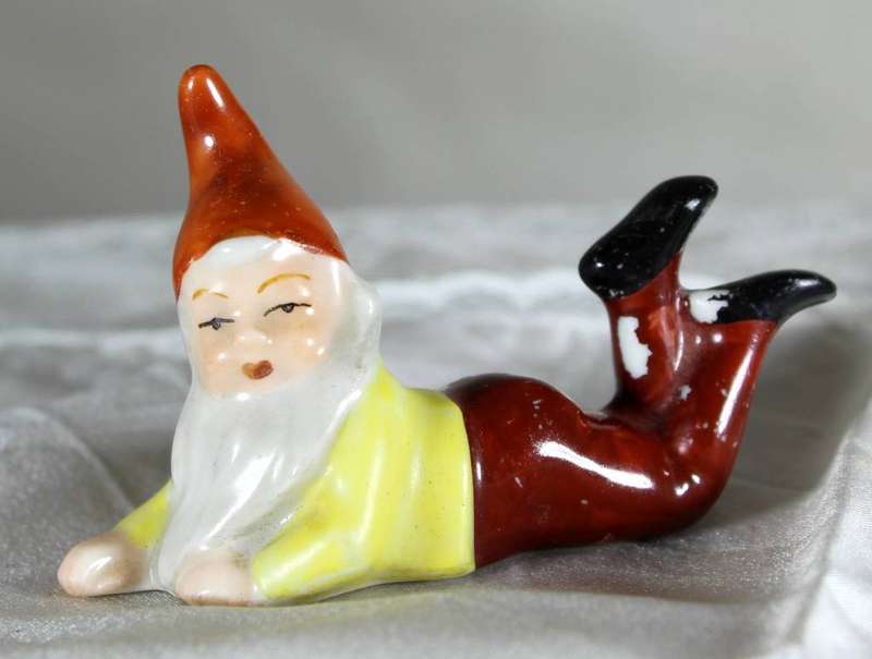Gnome Laying on Stomach - Made by Bavaria - Bid Now!