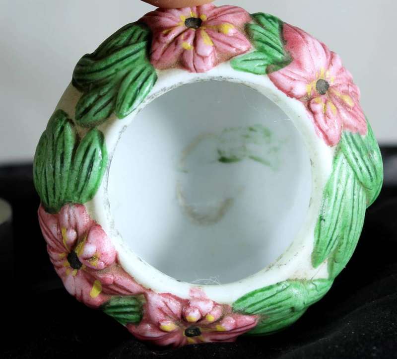 Royal Crest pink flower tea candle holders