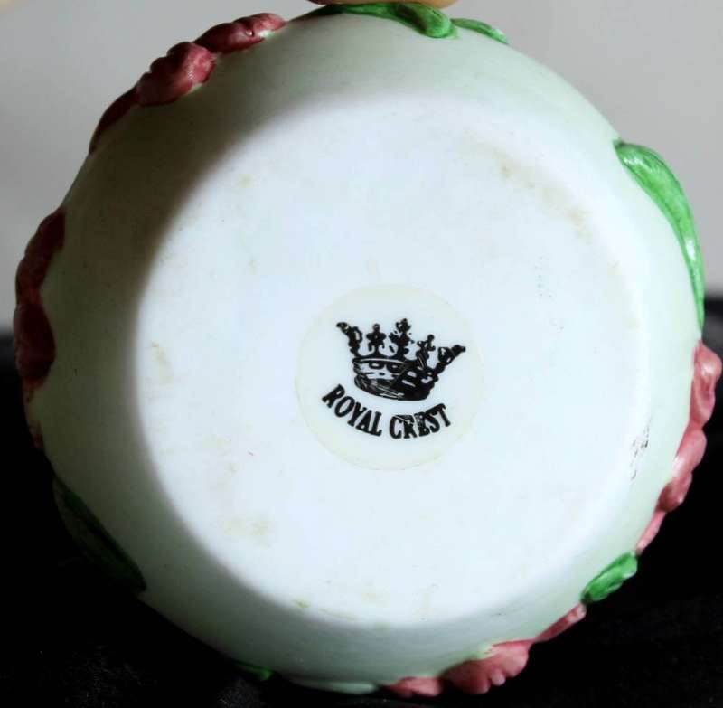 Royal Crest pink flower tea candle holders