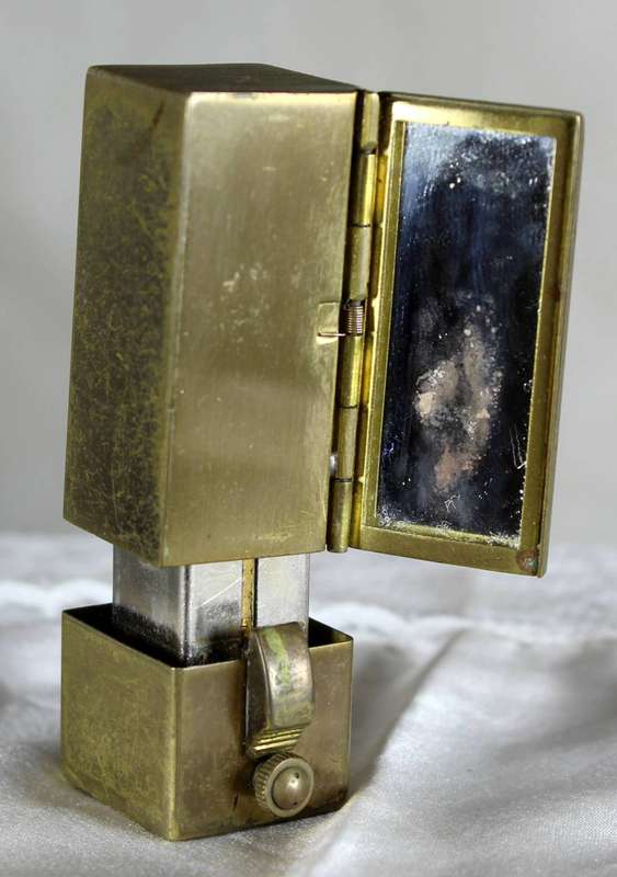 Lipstick holder with mirror