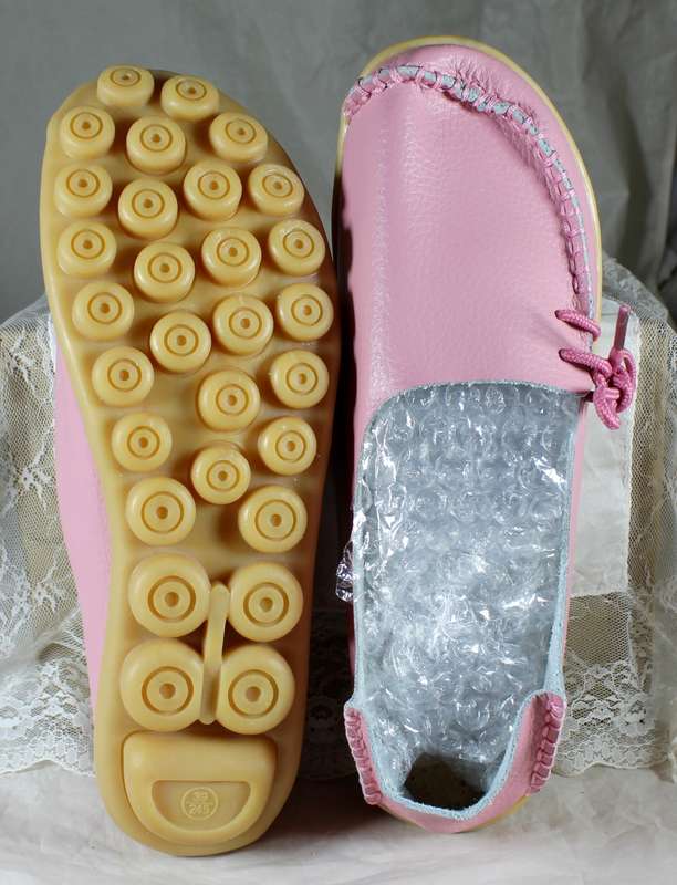Dusty pink Moccasin style shoe - Small size 6
