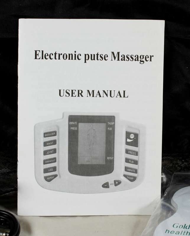 Electronic pulse massager