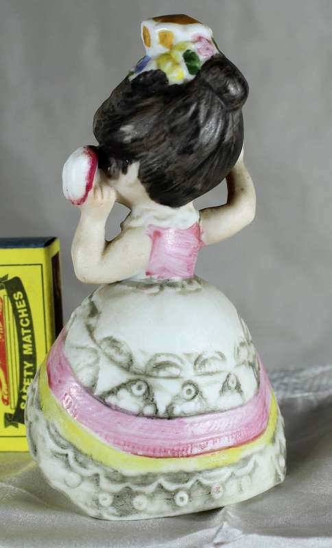 Vintage ballerina with a rose