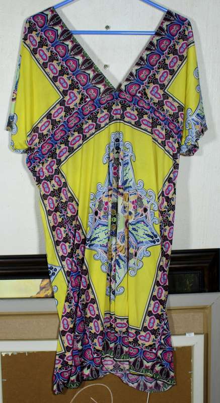 Yellow beach dress