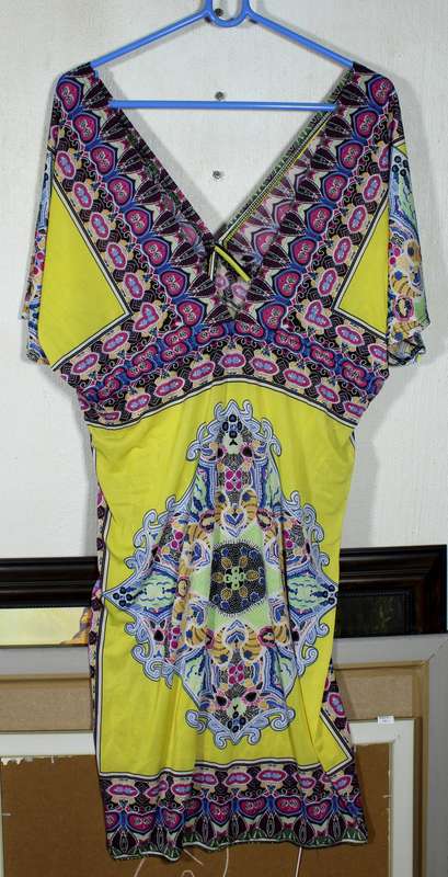 Yellow beach dress