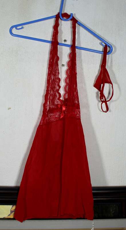 Sexy red nighties