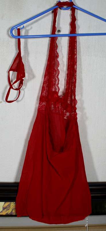 Sexy red nighties