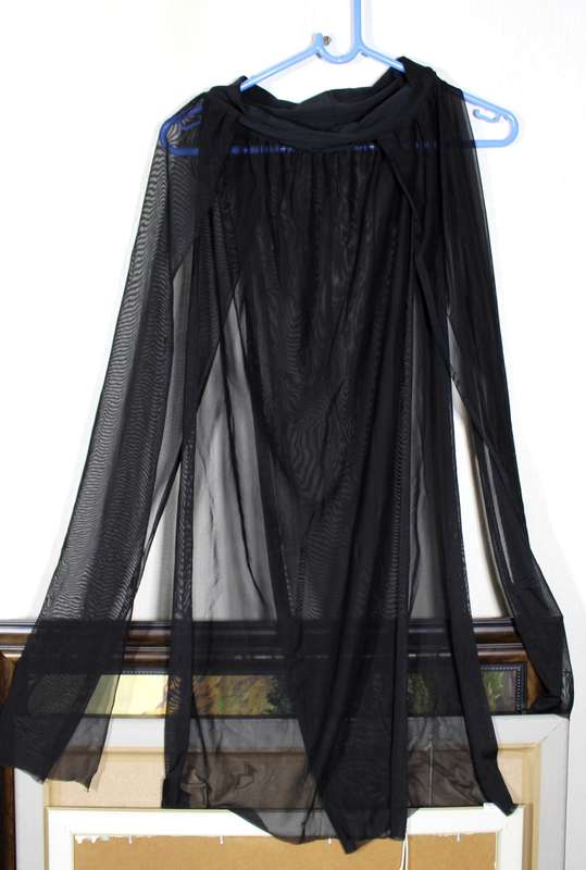 Black bikini cover up