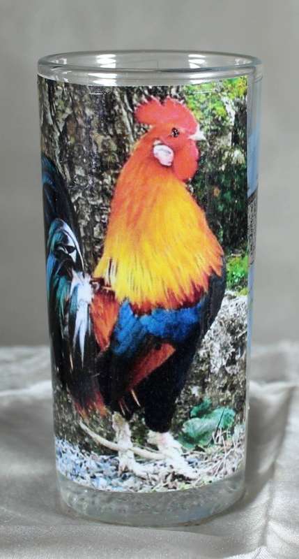 Rooster shot glass