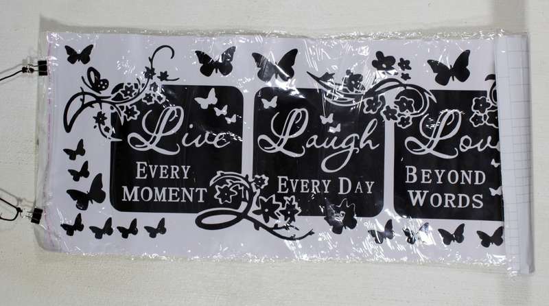 Live, Love, Laugh - wall sticker