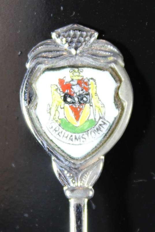 Souvenir tea spoon - Grahamstown