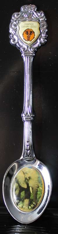 Souvenir tea spoon - Hwange Safari Lodge