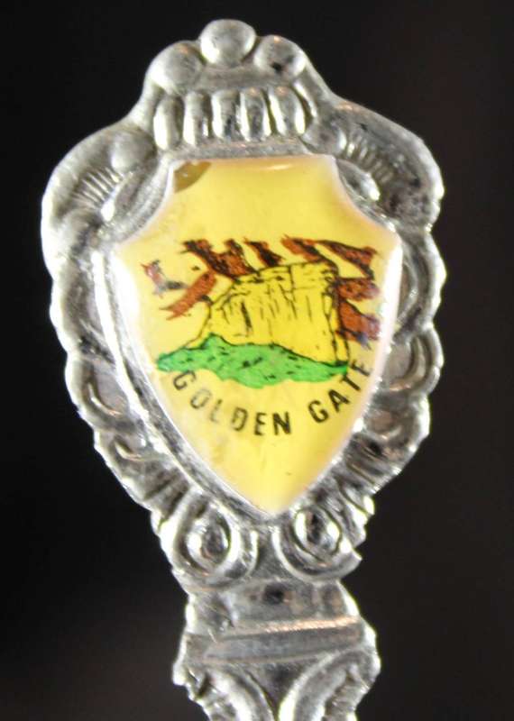 Souvenir tea spoon - Golden Gate