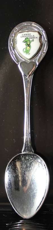 Souvenir tea spoon - Cango Crockodile Ranch
