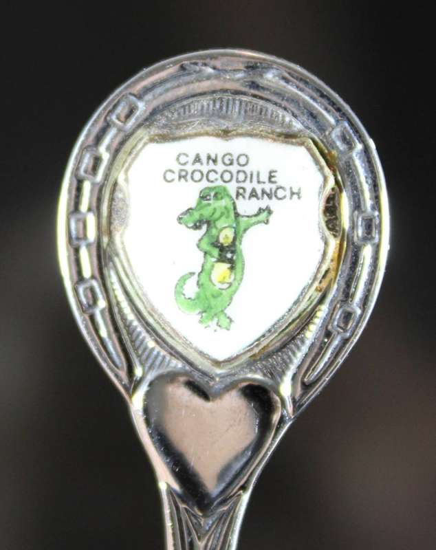 Souvenir tea spoon - Cango Crockodile Ranch