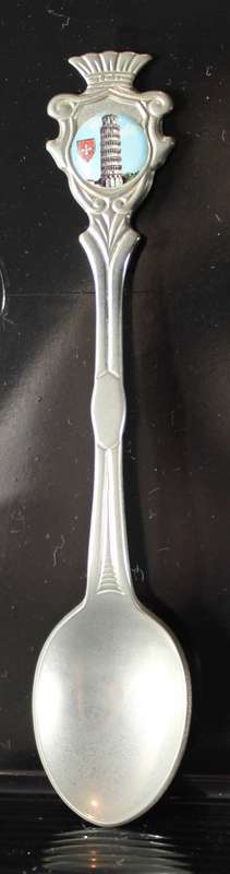 Souvenir tea spoon - Pisa Tower