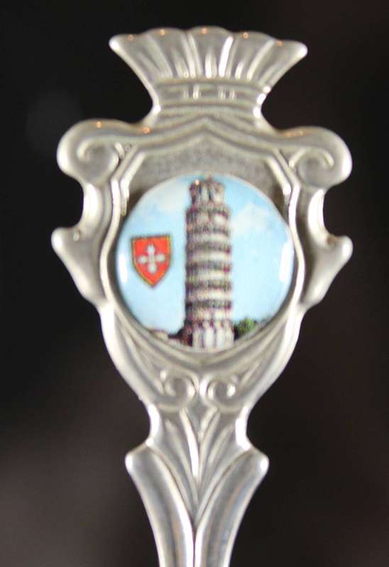 Souvenir tea spoon - Pisa Tower