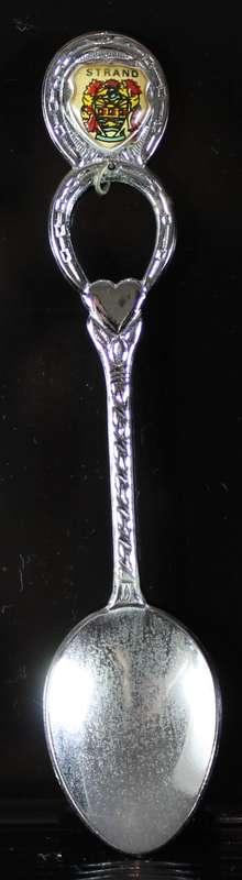 Souvenir tea spoon - Strand
