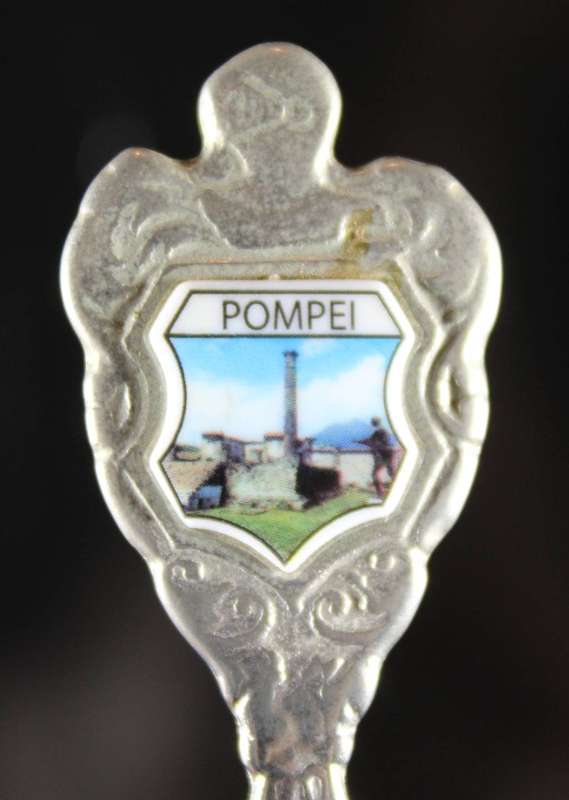 Souvenir tea spoon - Pompei