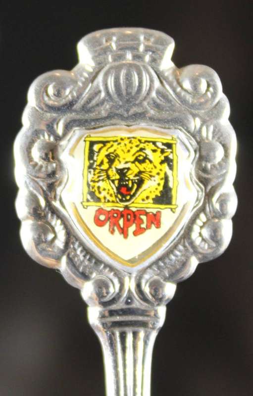 Souvenir tea spoon - Orpen
