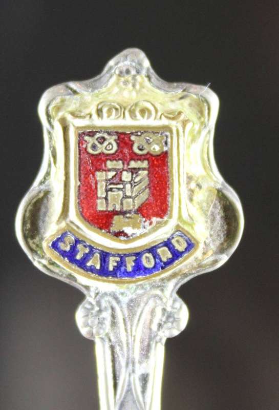 Souvenir tea spoon -Stafford engraved