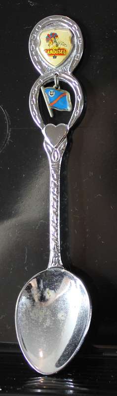Souvenir tea spoon - The Carousel - Bophuthatswana flag