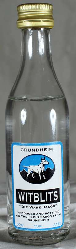Mini liquor bottle - Grundheim Witblits