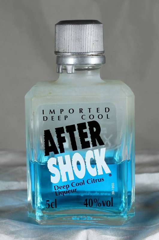 Mini liquor bottle - After Shock - Citrus liqueur (50ml)