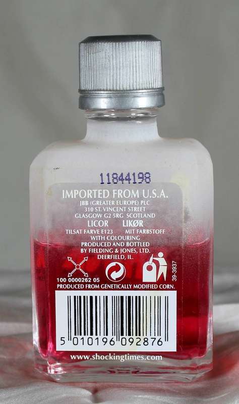 Mini liquor bottle - After Shock - Cinnamon liqueur (50ml)