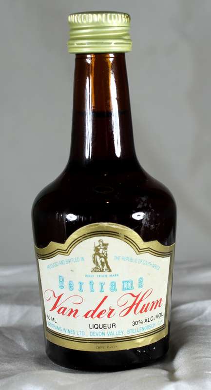 Mini liquor bottle - Van der Hum Liqueur (50ml)