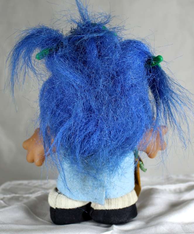 Vintage Olga P Tiddle Dam troll doll - wisdom