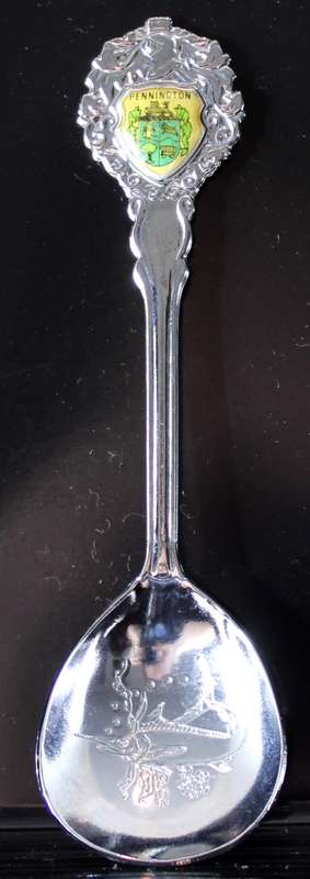 Souvenir sugar spoon - Pennington