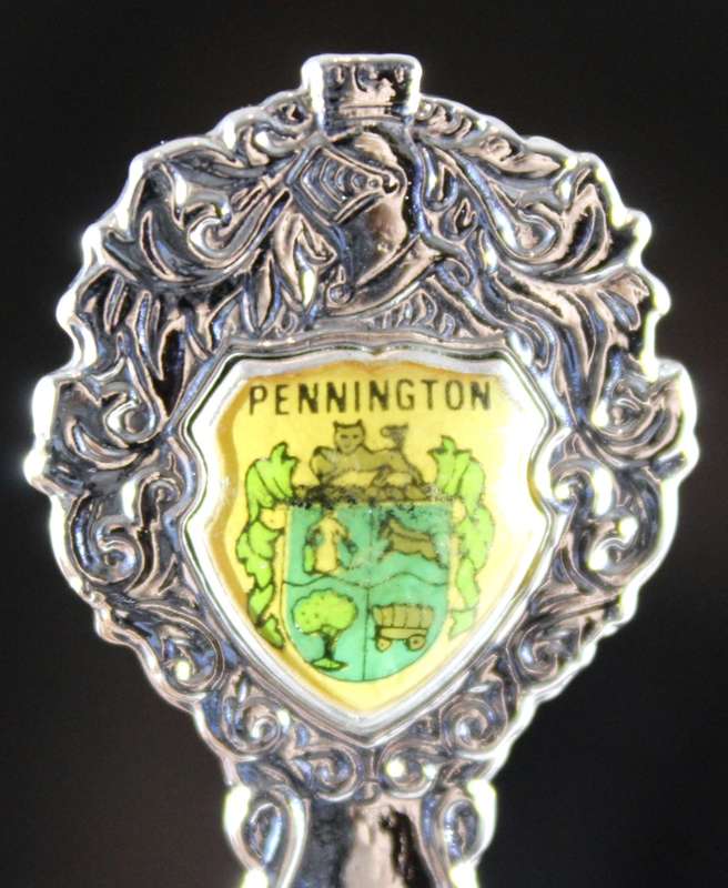 Souvenir sugar spoon - Pennington