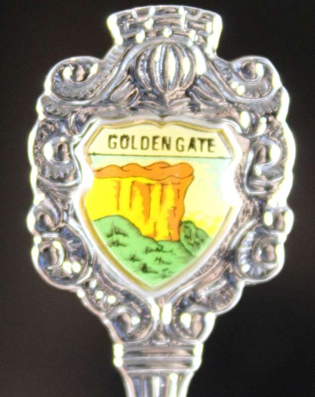 Souvenir sugar spoon - Golden Gate