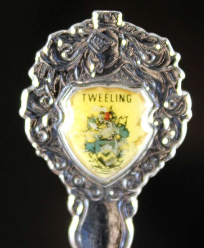 Souvenir sugar spoon - Tweeling - Giraffe