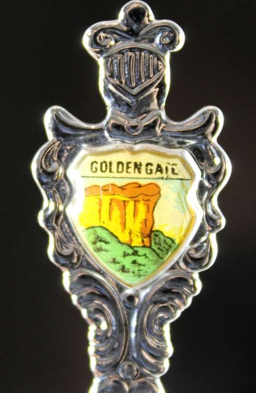 Souvenir sugar spoon - Golden Gate