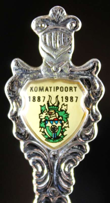 Souvenir sugar spoon - Komatipoort