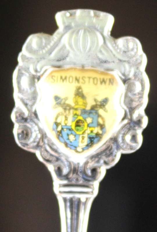 Souvenir sugar spoon - Simonstown