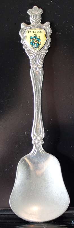 Souvenir sugar spoon - Pofadder