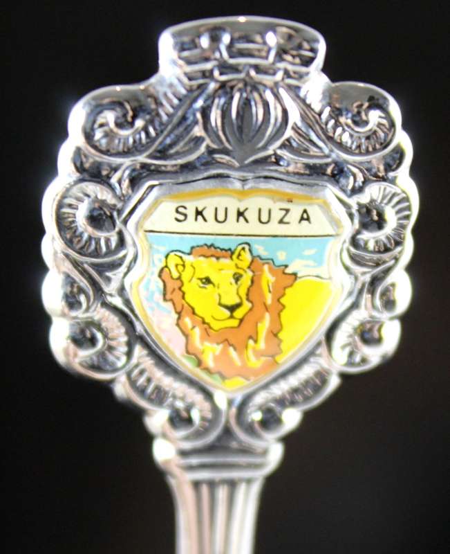 Souvenir sugar spoon - Skukuza