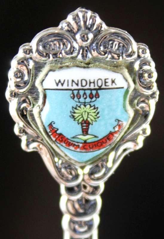 Souvenir sugar spoon - Windhoek