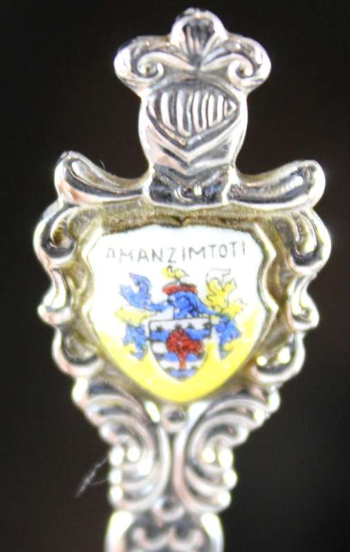 Souvenir sugar spoon - Amanzimtoti