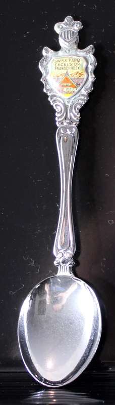 Souvenir teaspoon - Swiss Farm Exelsior - Franschhoek