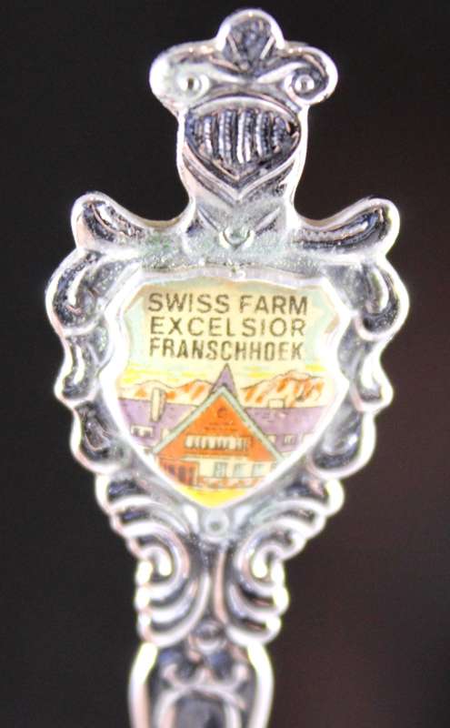 Souvenir teaspoon - Swiss Farm Exelsior - Franschhoek