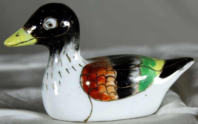 Small porcelain duck