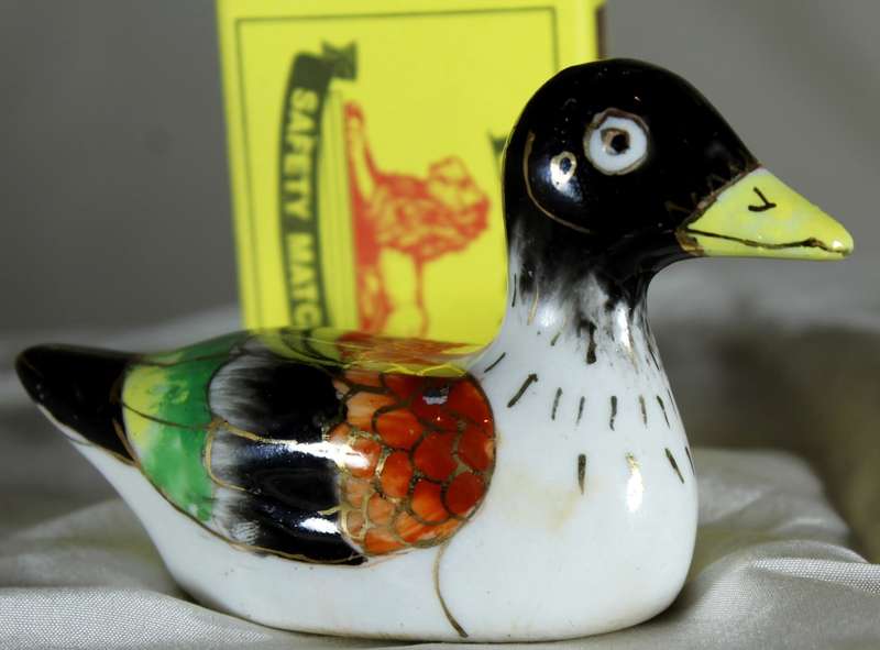 Small porcelain duck