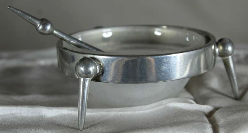 Silver plated and glass salts