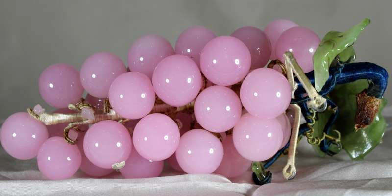 Semi-precious stone grapes