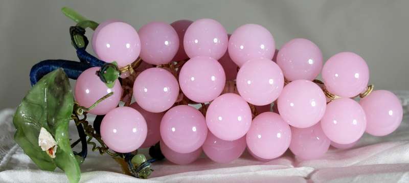 Semi-precious stone grapes