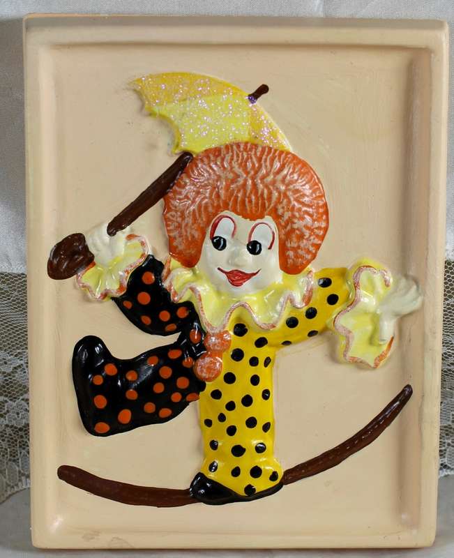 Pair of clown tiles